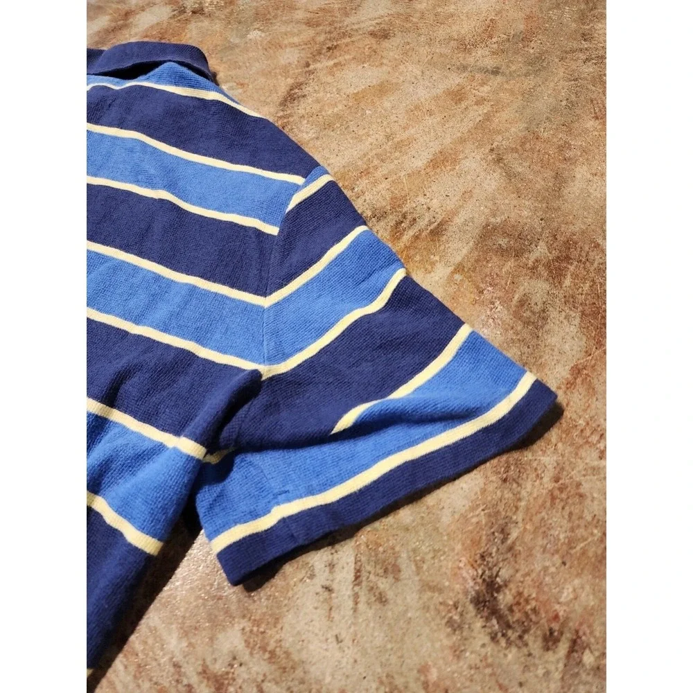 Vintage Polo‎ Ralph Lauren Striped Short Sleeve Shirt Sz XL **